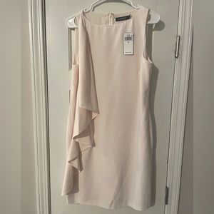Ralph Lauren Winter Cream Short Dress Size 10 NWT